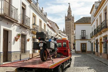 Grúas moto Sevilla